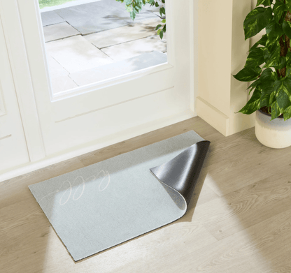 Say "Hello" and "Bye" Design Washable Indoor Doormat by Artsy Mats