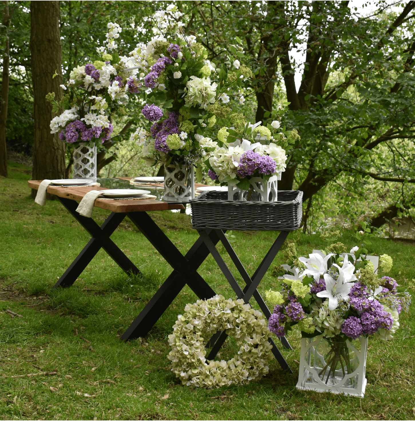 Large Hydrangea Wreath