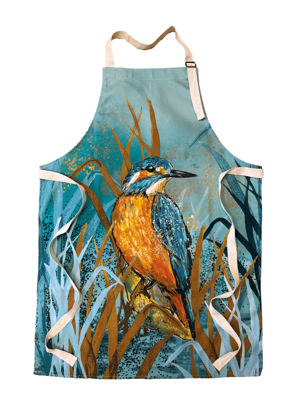 Apron Kingfisher Design by Dollyhotdogs.