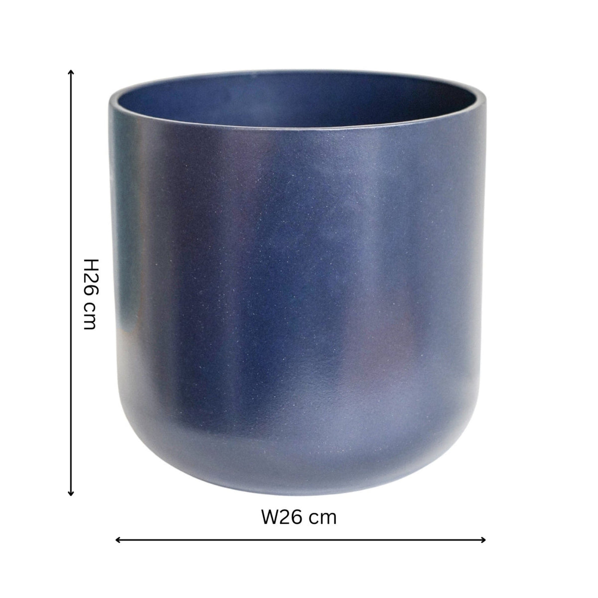 Ivyline Lisbon Planter navy dimensions
