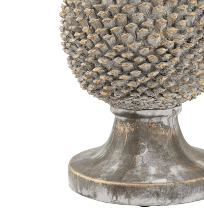 Large Stone Effect Pinecone Ornament
