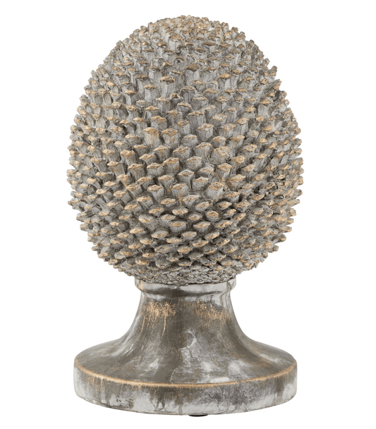 Large Stone Effect Pinecone Ornament