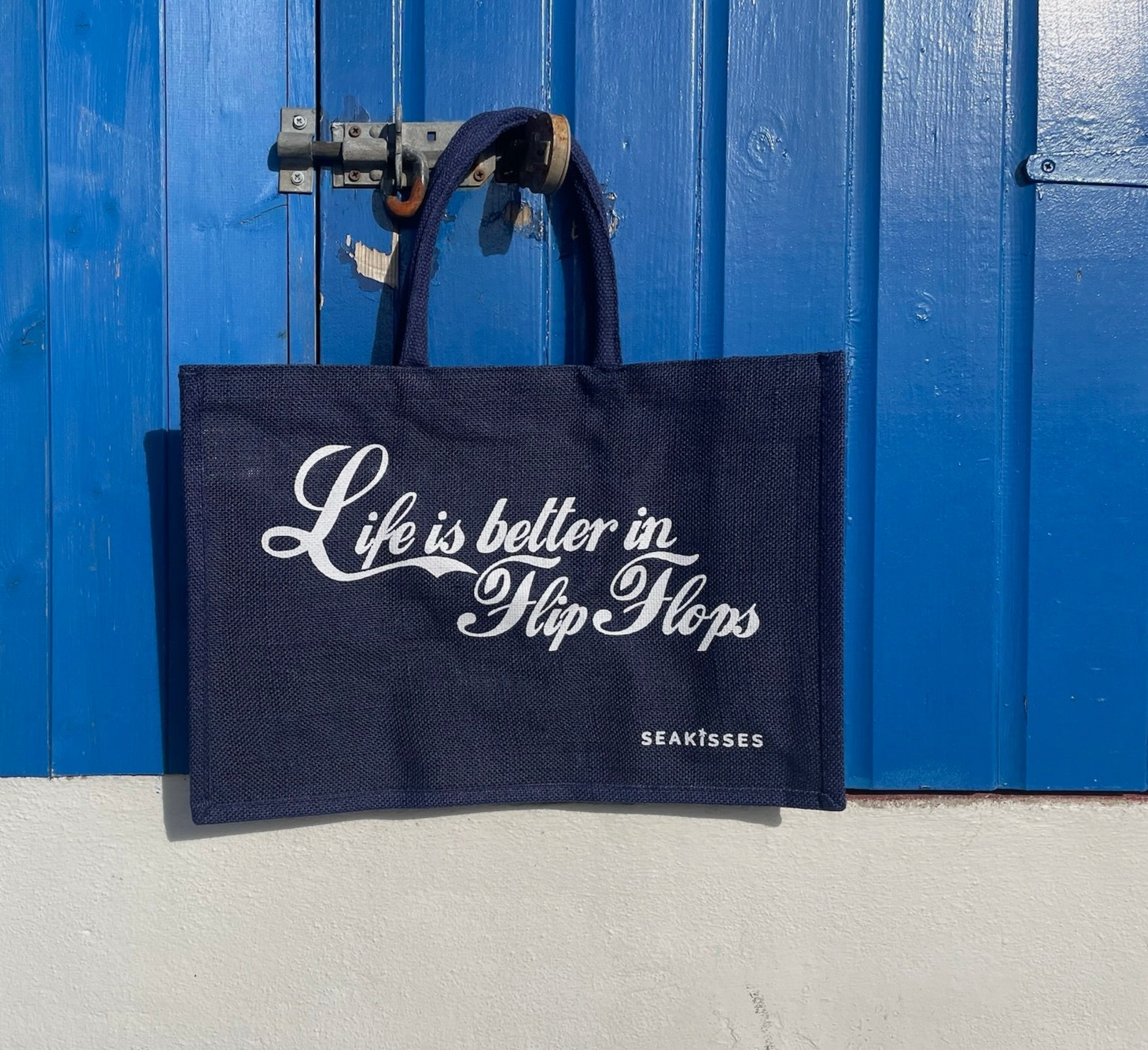 Life is Better in Flip Flops Jute Bag