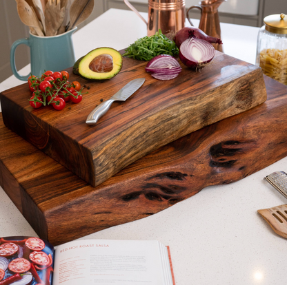 Live Edge Solid Wood Chopping Board