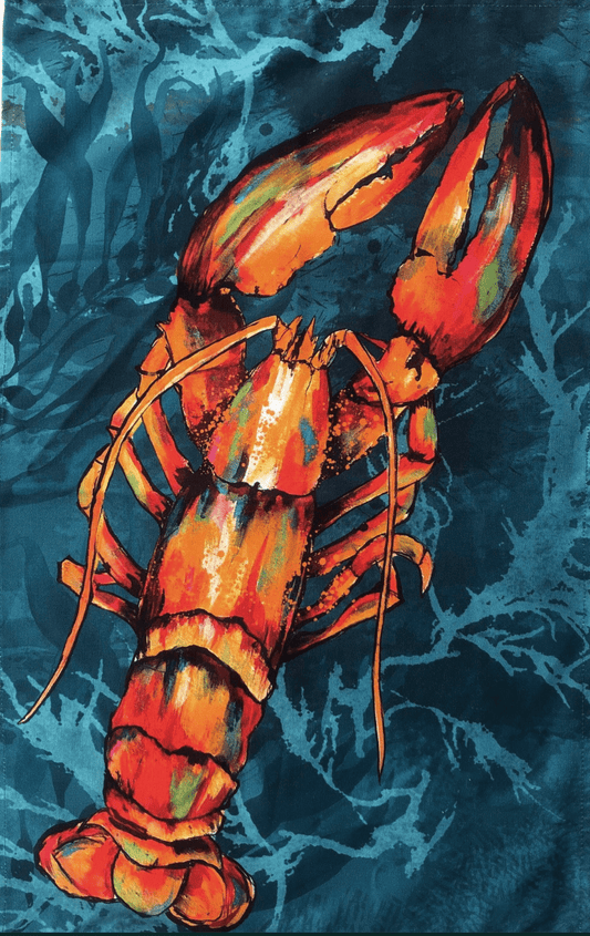 Lobster Tea Towel by Dollyhotdogs