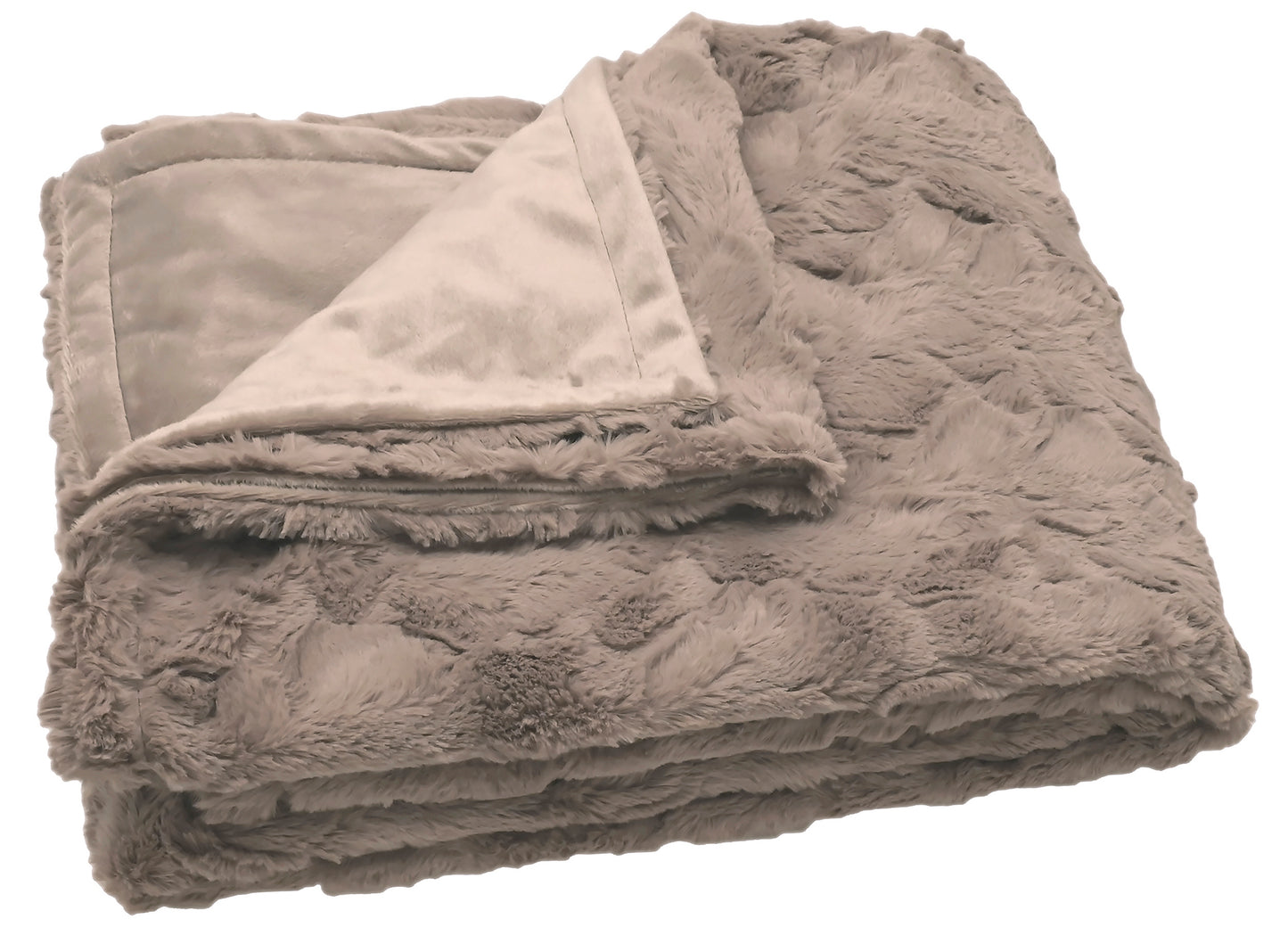 Marilyn Large Luxury Throw Truffle by Walton & Co.