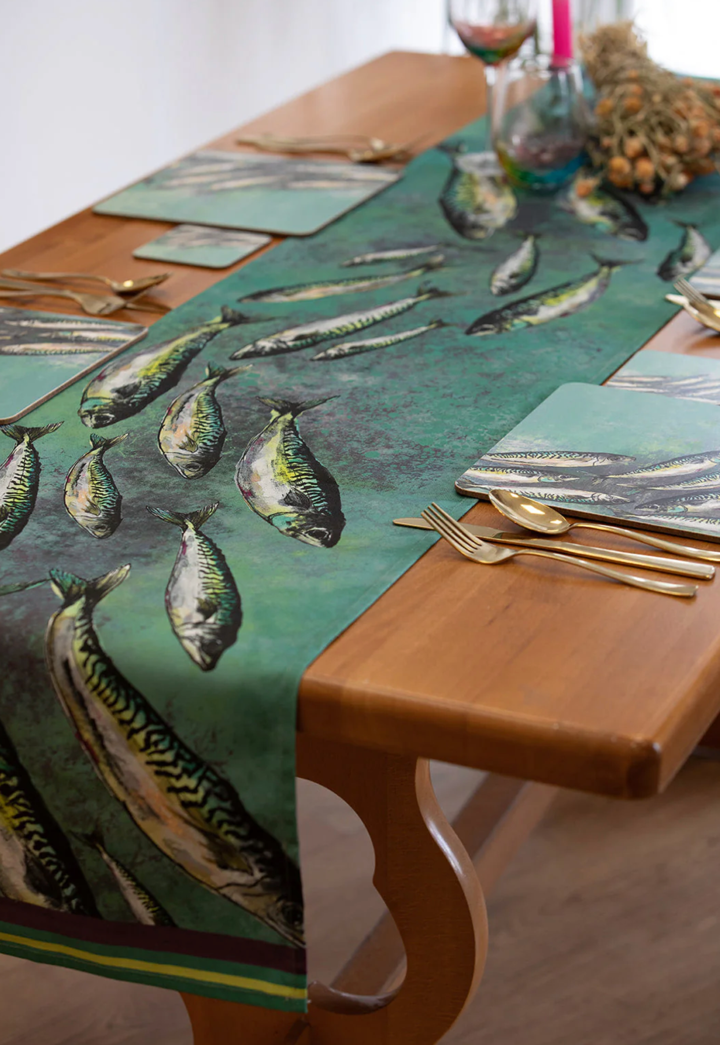 Mackerel Table Runner by Dollyhotdogs