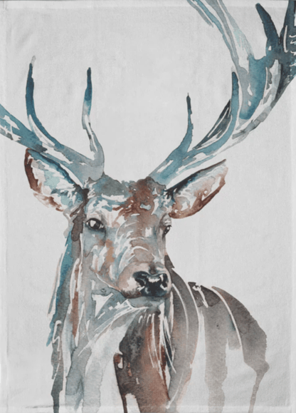 Meg Hawkins Stag Tea Towel