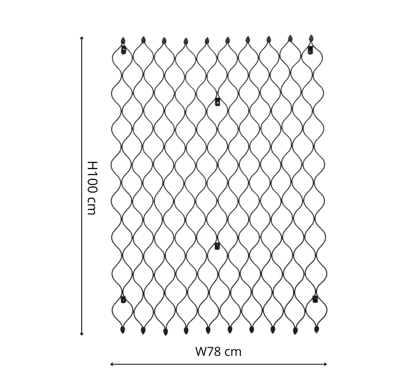 Outdoor Honeycomb Trellis