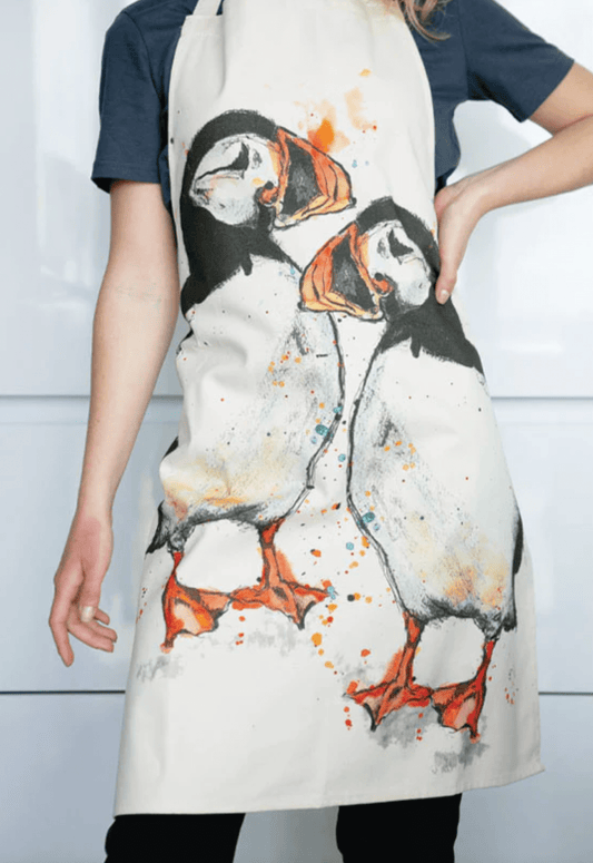 Puffin Apron by Dollyhotdogs