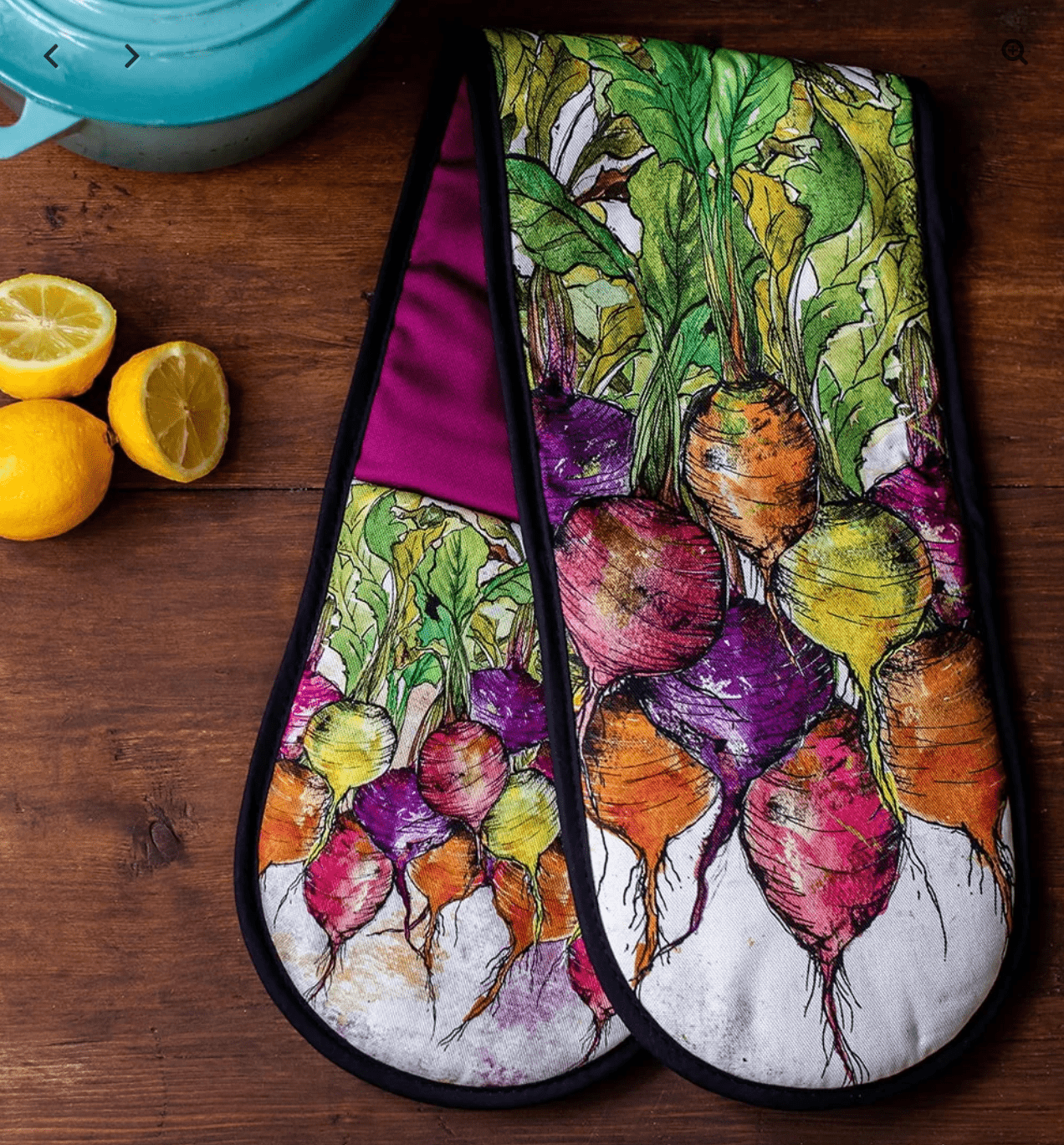 Quality Oven Gloves Radish Design by Dollyhotdogs