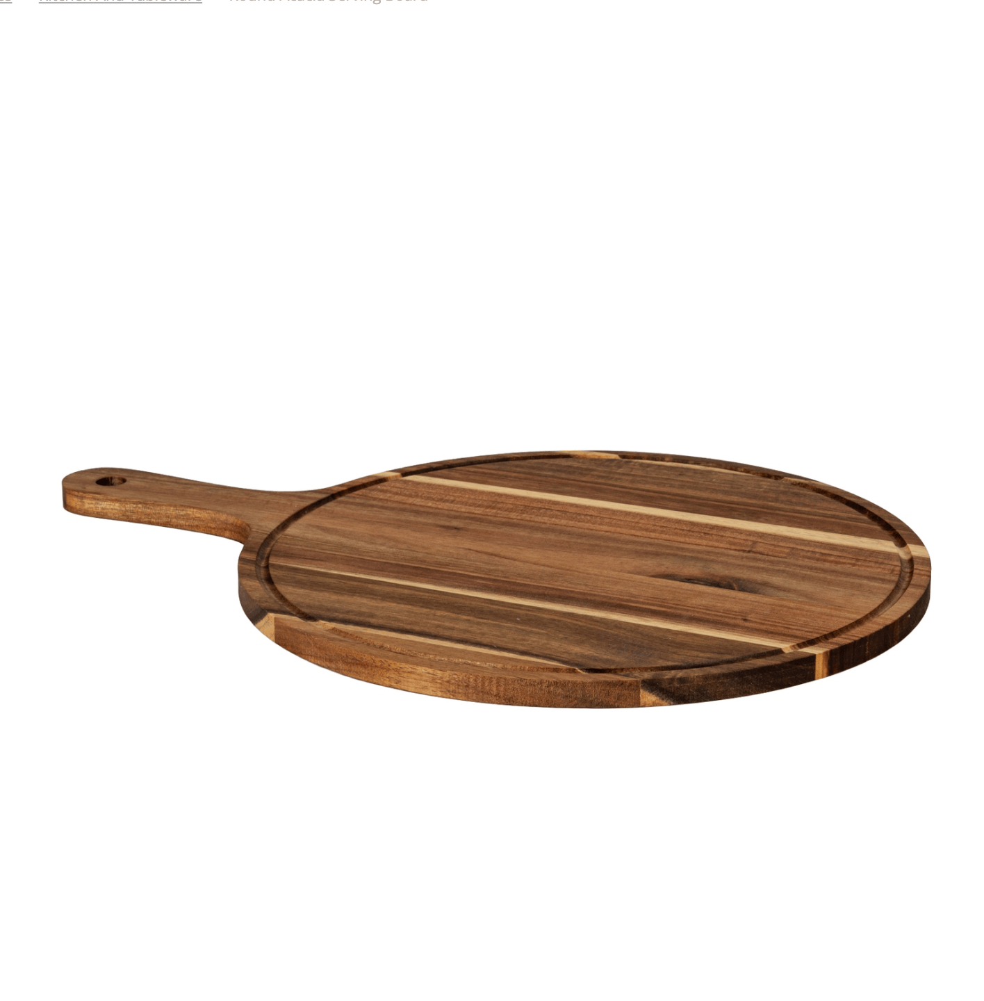 Round Acacia Serving Board