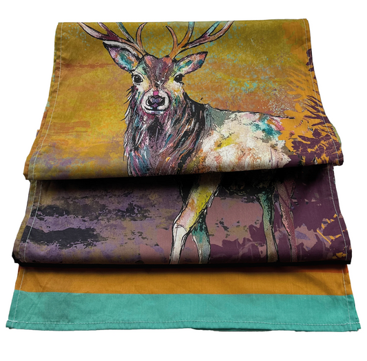 Stag Scarf by Dollyhotdogs