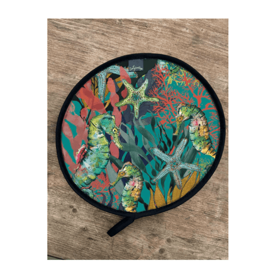 Dollyhotdogs Aga Cover Seahorse & Starfish Design 