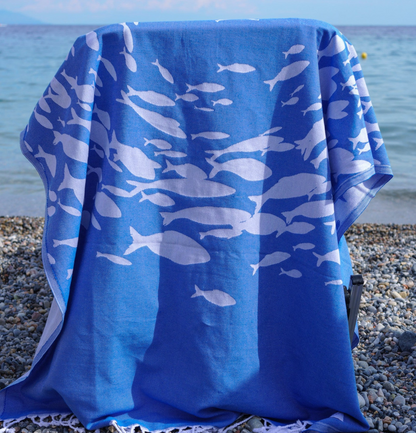 Shoal of Fish Beach Sheet (Hammam Towel)