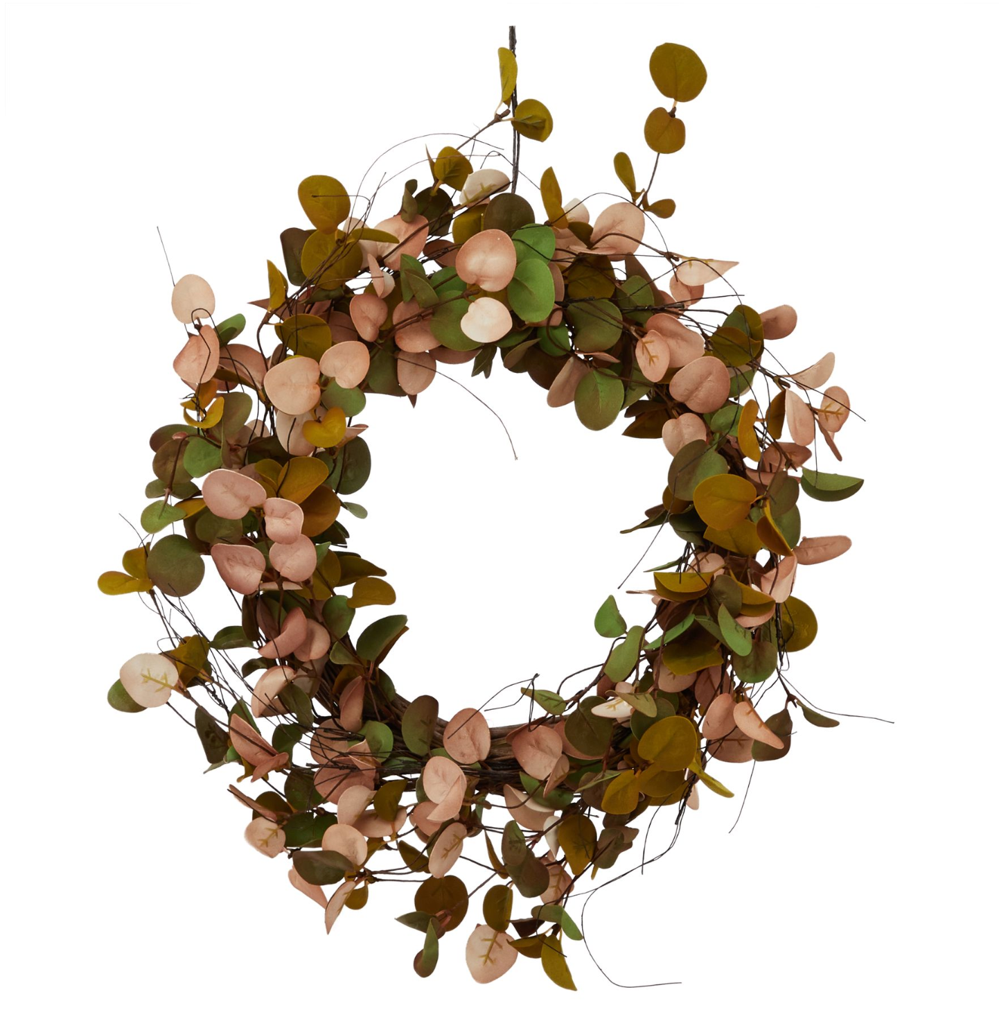 Sienna Autumn Eucalyptus Leaf Wreath