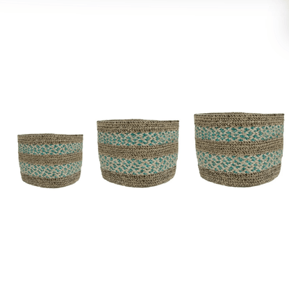 Set of 3 Skalo Seagrass Planters