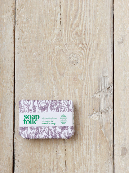 Lavender & Oatmilk Soap Bar by Soap Folk