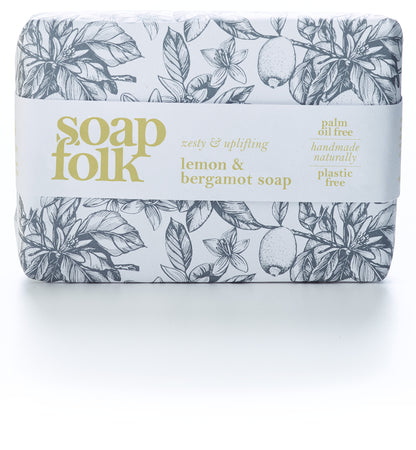 Lemon & Bergamot Soap by Soap Folk