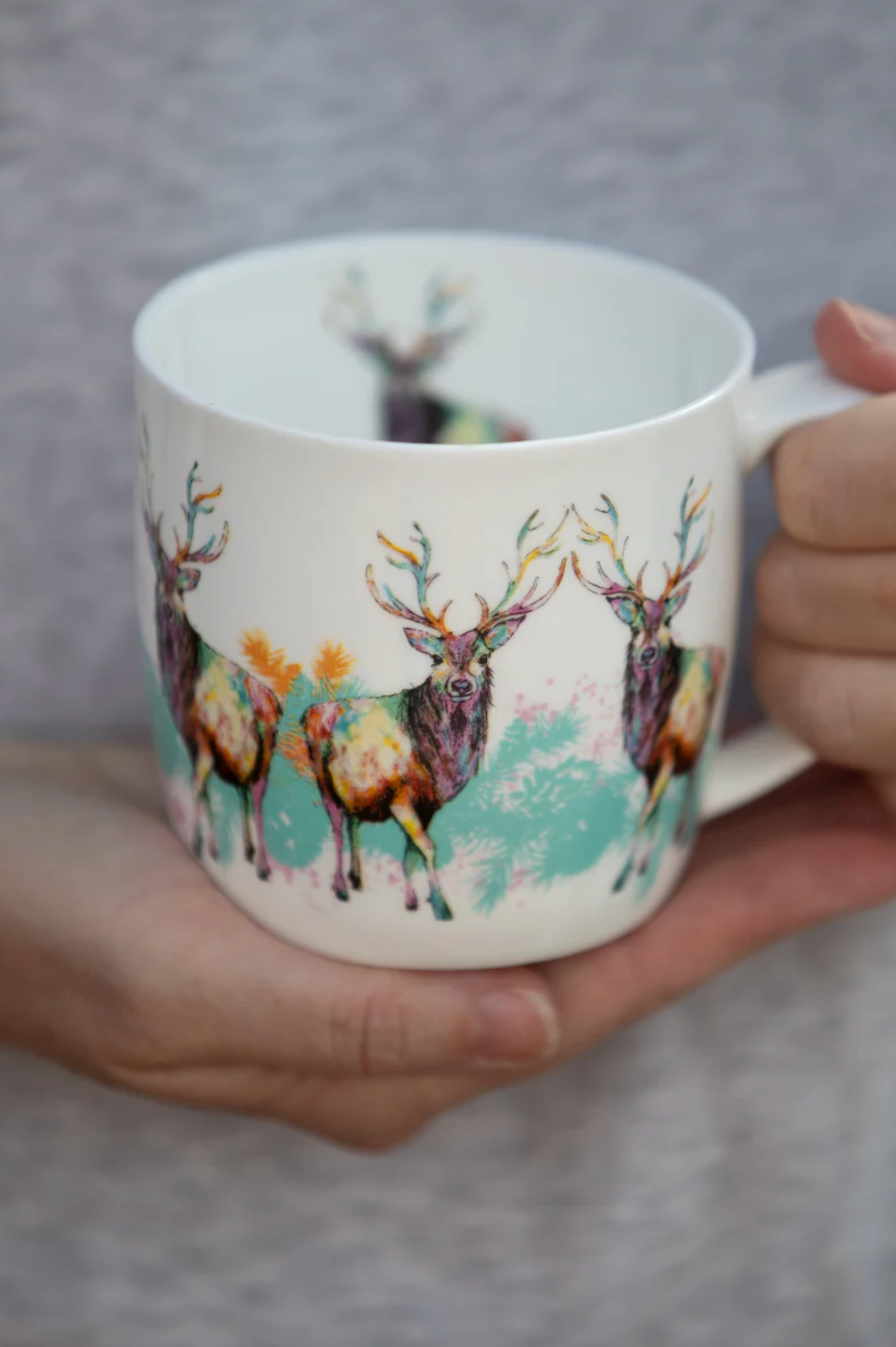 Dollyhotdogs China Mug Stag Design