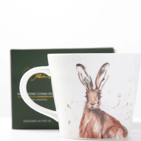 Meg Hawkins Hare Bone China Mug
