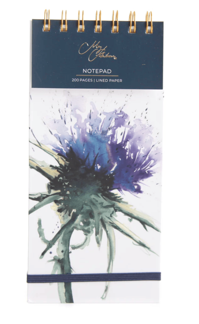 Notepad with Thistle design by Meg Hawkins