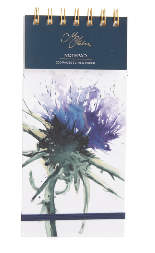Notepad with Thistle design by Meg Hawkins