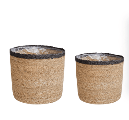 Theo Rim Basket Set of 2 Grey Rim