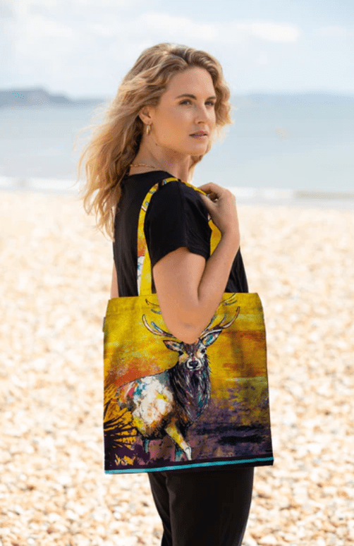 Tote Bag Stag Design by Dollyhotdogs