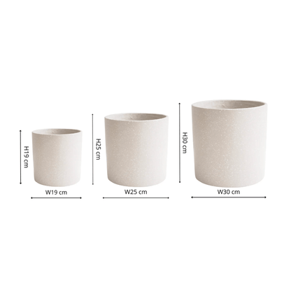 Valetta Terrazzo Planter Set of 3