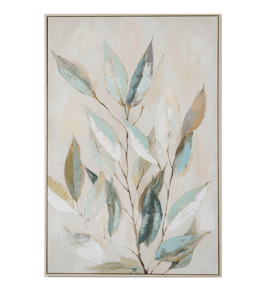 Willow Light hand Painted Canvas in Frame