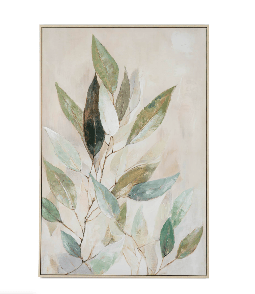 Willow Shade Hand Painted Canvas in Frame