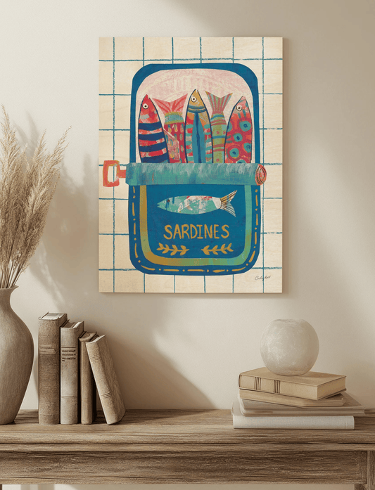 Gallery Ply Silly Sardines Print