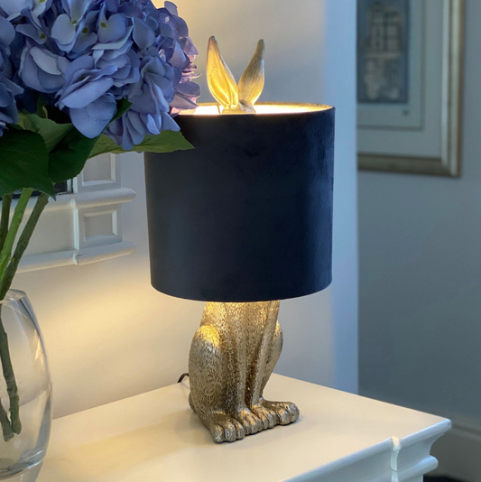 Silver Hare table Lamp