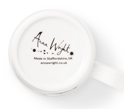 Anna Wright Bone China Mug 'Best Buds' Design