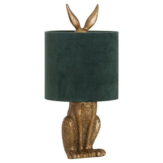 Antique Gold Hare lamp