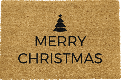 Traditional Christmas doormat from Artsy