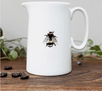 Toasted Crumpet Bone China Half Pint Jug Bee Design