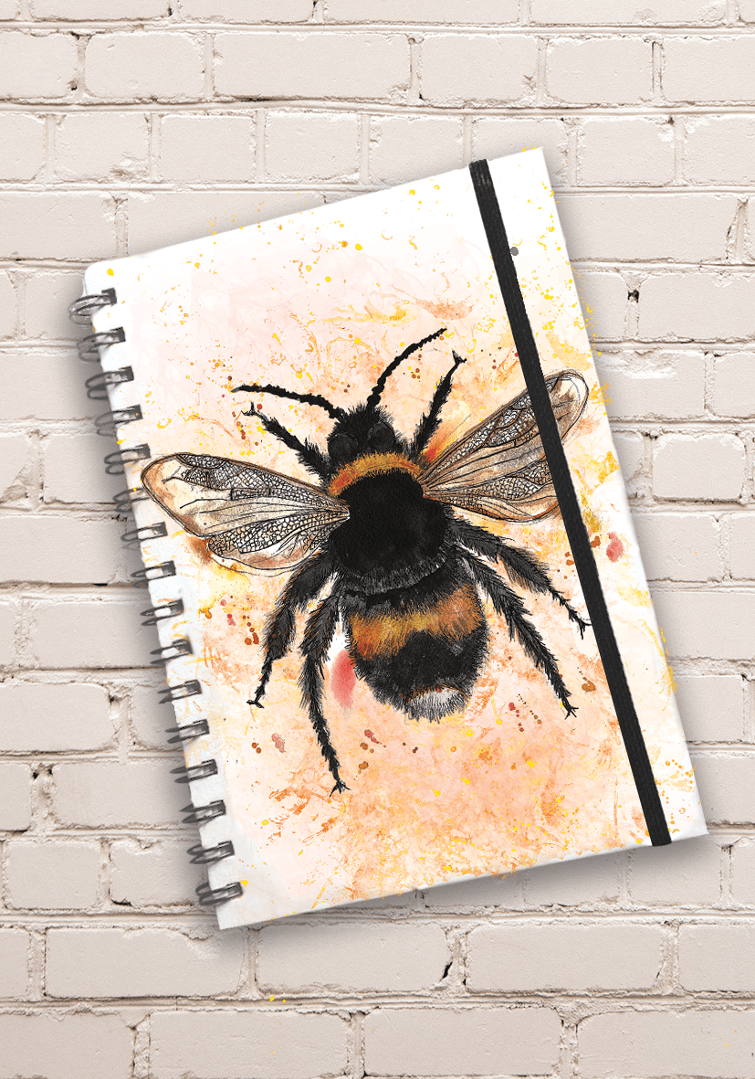 Dollyhotdogs Notebook Bee Design 