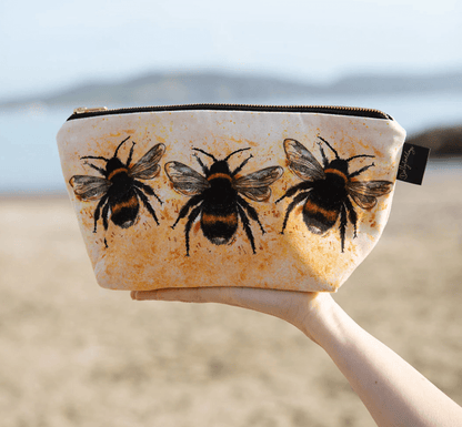 Dollyhotdogs Cosmetics Bag Bee Design