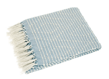 Botella Smoke Blue Throw by walton & Co