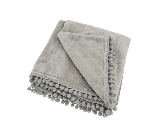 Walton & Co. Cashmere Touch Throw in Grey by Walton & Co.
