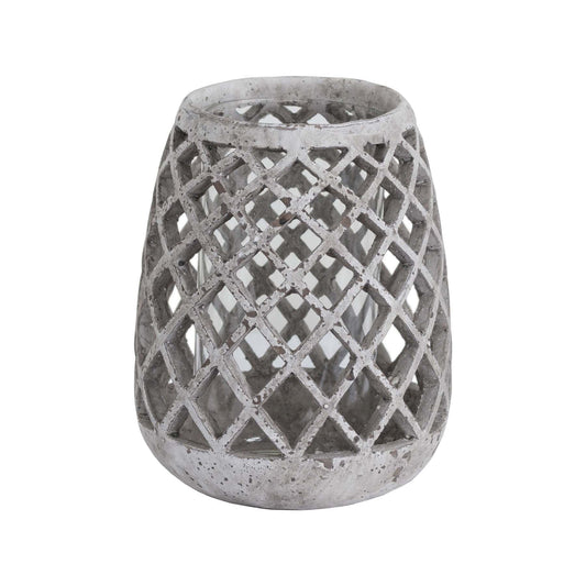 Lattice Stone Candle Holder 