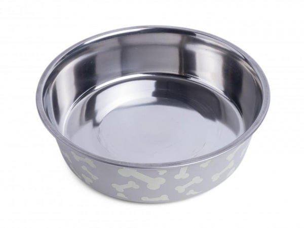 Petface Dog Bowl With White Bone Design