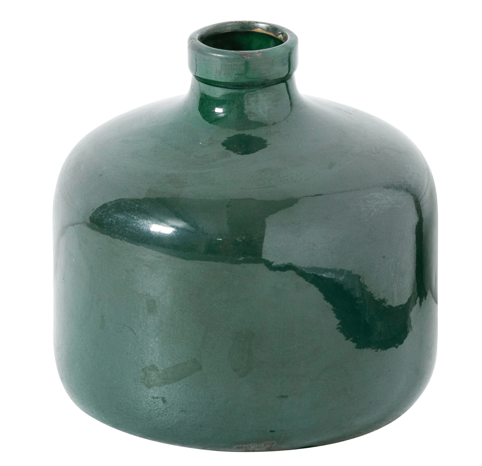 Emerald Glazed Chive Vase