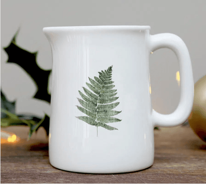 Toasted Crumpet Bone China Mini Jug Fern Design