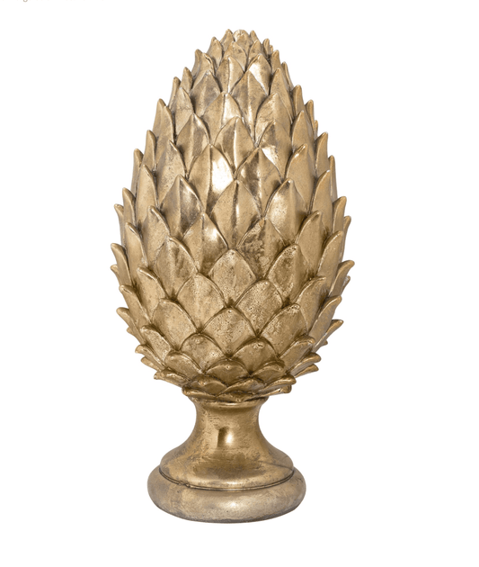 Decorative Gold Pinecone Finial