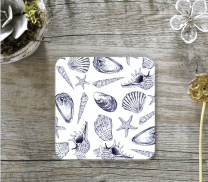 Toasted Crumpet Coaster Set Shell Design