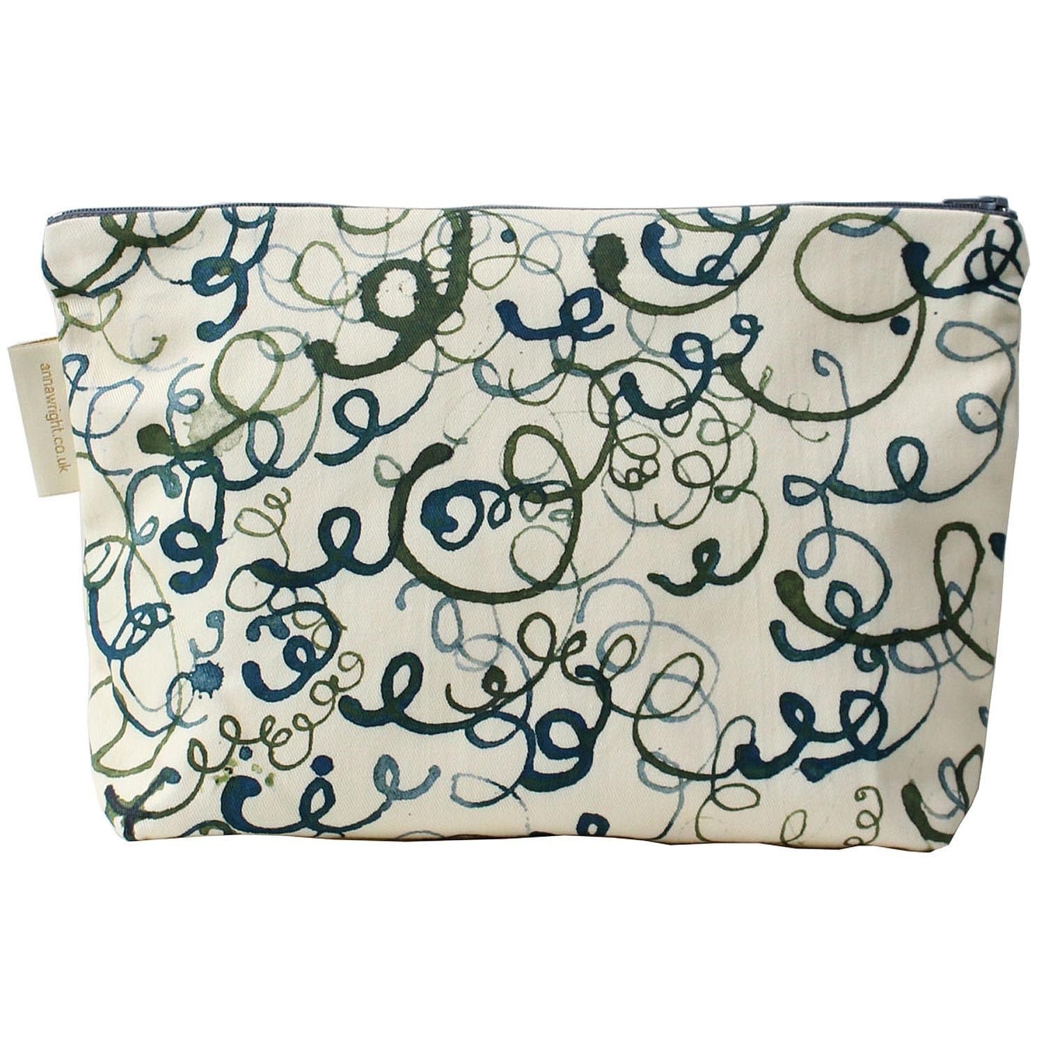 Anna Wright Make Up Bag "The Knitting Circle" Design