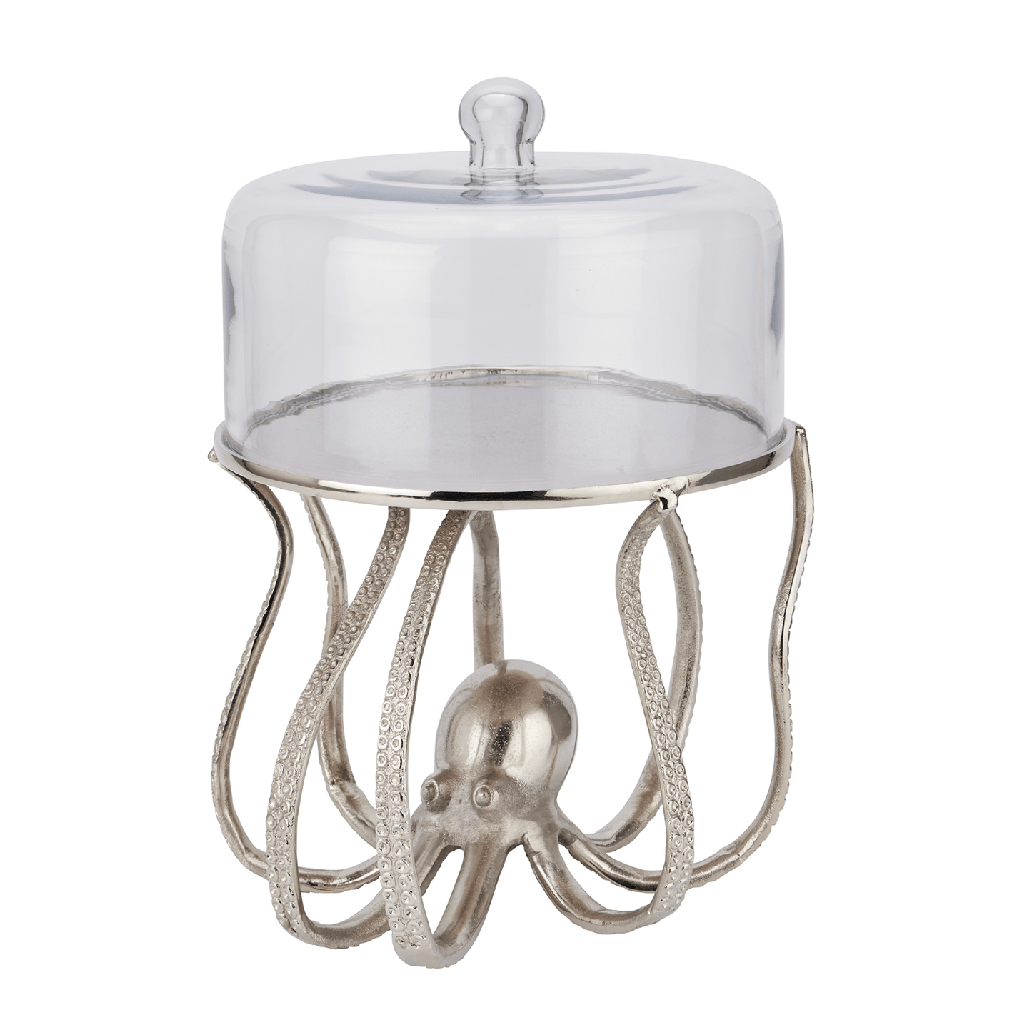 Silver Octopus Cake Stand